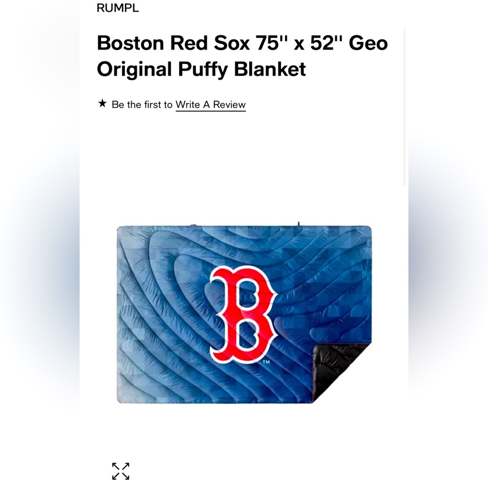 Rumpl The Original Puffy Blanket Boston Red Sox NWT